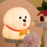 Customizable Colorful Silicone Puppy Nightlight for Kid Solutions2