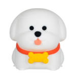 Customizable Colorful Silicone Puppy Nightlight for Kid Solutions5