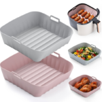 OEM Reusable Food Grade Silicone Air Fryer Liners for Kitchen Usage Accessories Manufacturing2