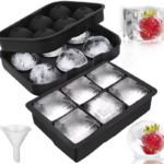 OEM Reusable Ice Cube Trays with Lids & Funnel for Ice Ball Maker Suppliers2