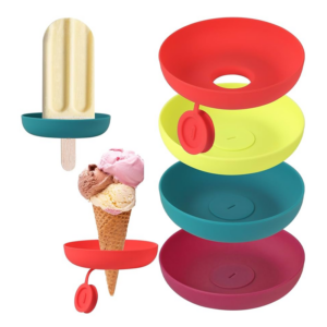 Personalized Silicone Ice Cream Popsicle Holder Stand Set Mold Tray Manufacturing2
