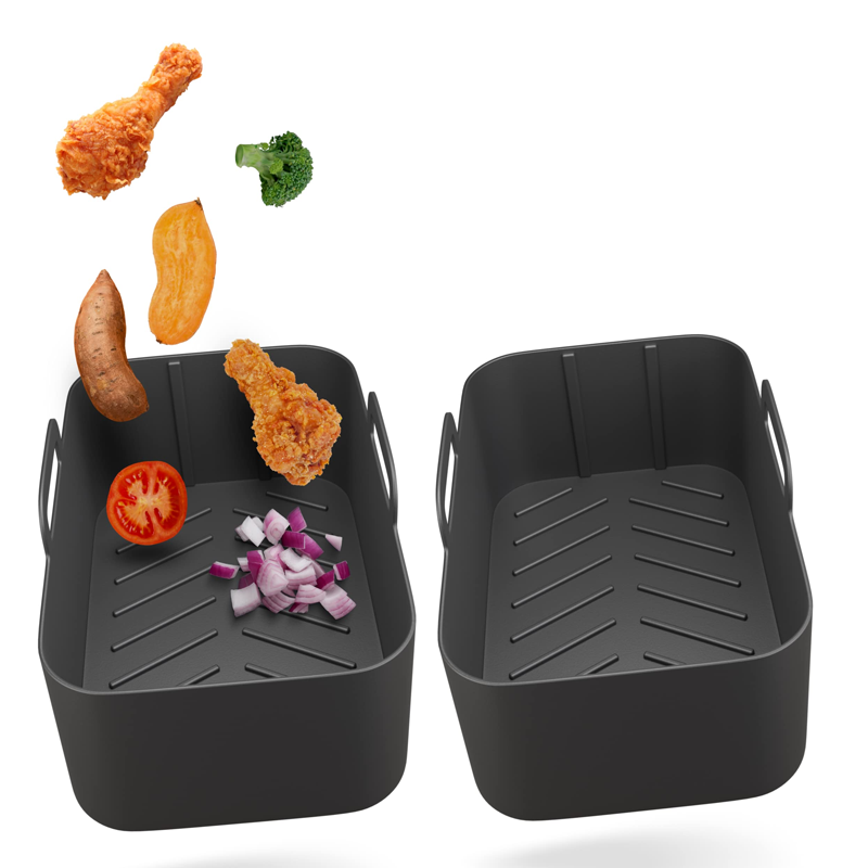 What Is the Custom and Production Process Behind Heat-Resistant Silicone Air Fryer Liners for Home Kitchens2