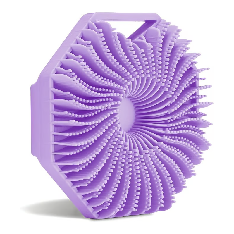 White Label Antimicrobial Silicone Body Scrubber for Shower Accessories Manufacturing4