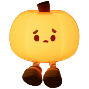OEM Pumpkin Silicone Night Light for Halloween Festival Decorations Manufacturing1