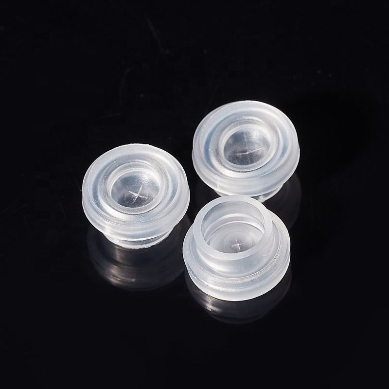 Customized 10.5mm LSR Injection Molding Food Grade One Way Silicone Rubber Valves for Sauce Flip Top Bottle Cap Factory4