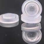 Customized Food Grade LSR Flow Control Silicone Cross Ketchup Valves for Cover Flip Top Application Supplier 2