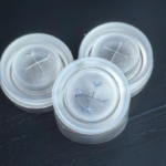 Customized Food Grade LSR Flow Control Silicone Cross Ketchup Valves for Cover Flip Top Application Supplier 3