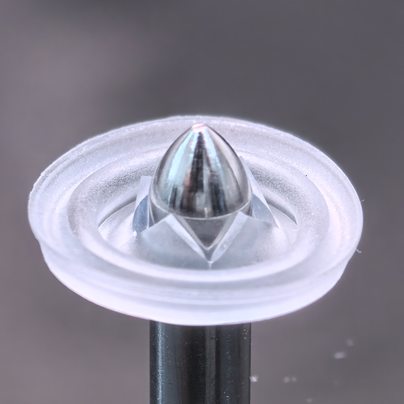 Customized Food Grade LSR Flow Control Silicone Cross Ketchup Valves for Cover Flip Top Application Supplier 4