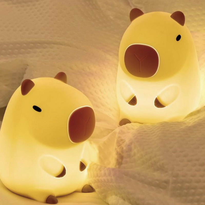 Customized Rechargeable Silicone Capybara Night Lamp Light Factory for Festival Gift China Supplier4