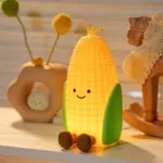 Corn-style clock lamp
