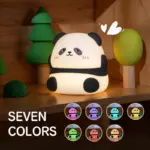 Panda Silicone Night Light For Kids Gift