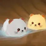 cat silicone night light