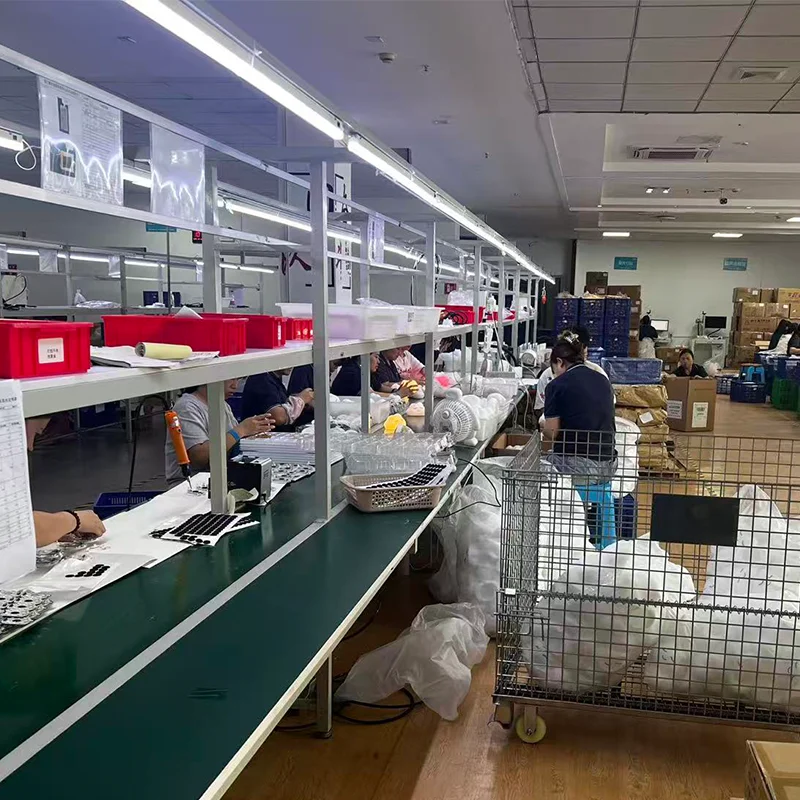 silicone night light assembly line